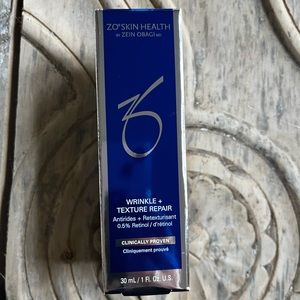 ZO wrinkle and texture repair travel .05ml obagi skincare sealed NEW retinol